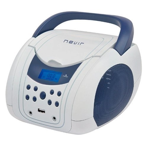 RADIO CD NEVIR NVR483 BLANCO/AZUL